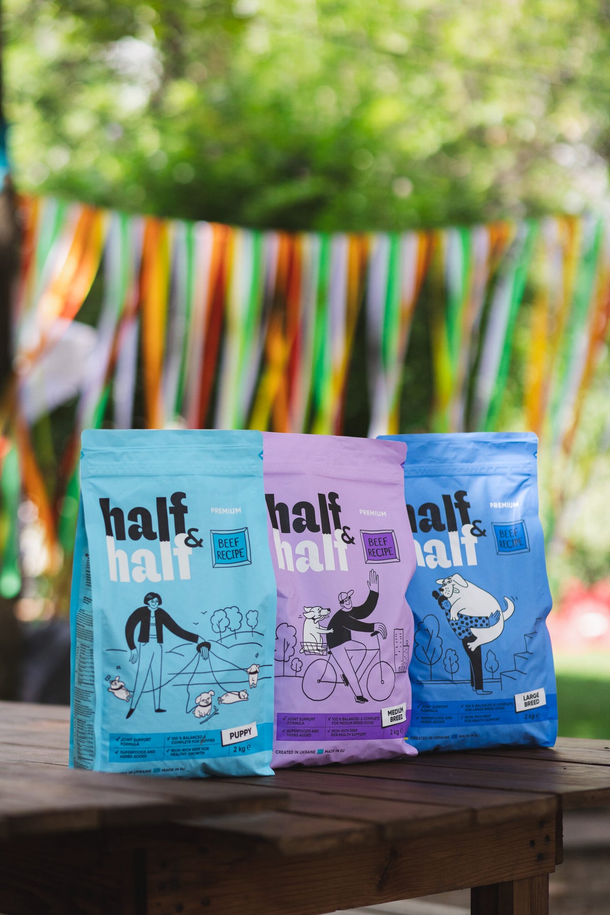 Half&Half Puppy All Breed with Beef 2kg