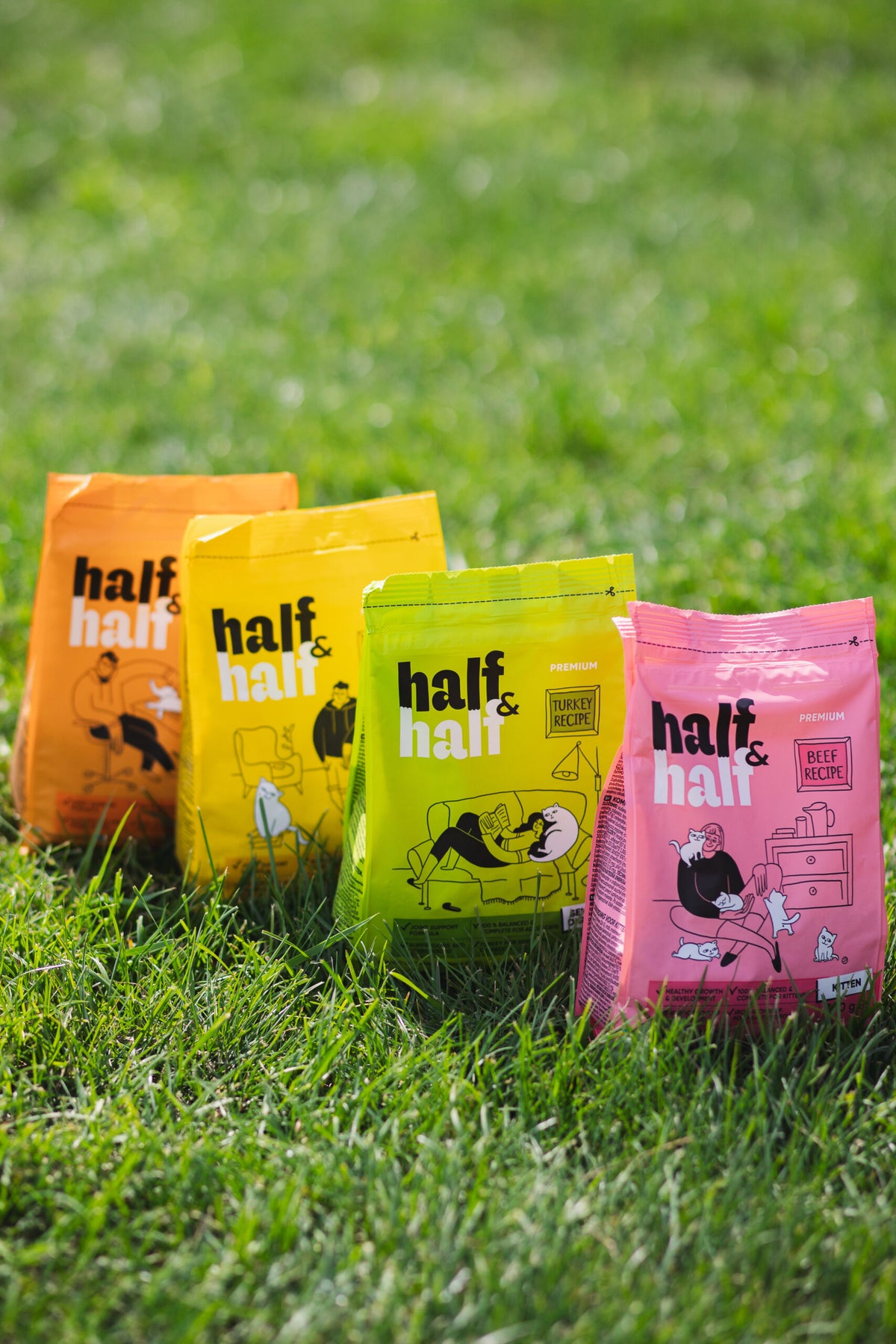 Half&Half Cat Sensitive with Turkey 300 g