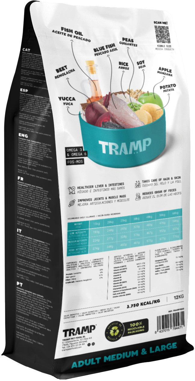 TRAMP Adult Medium & Large - 3kg