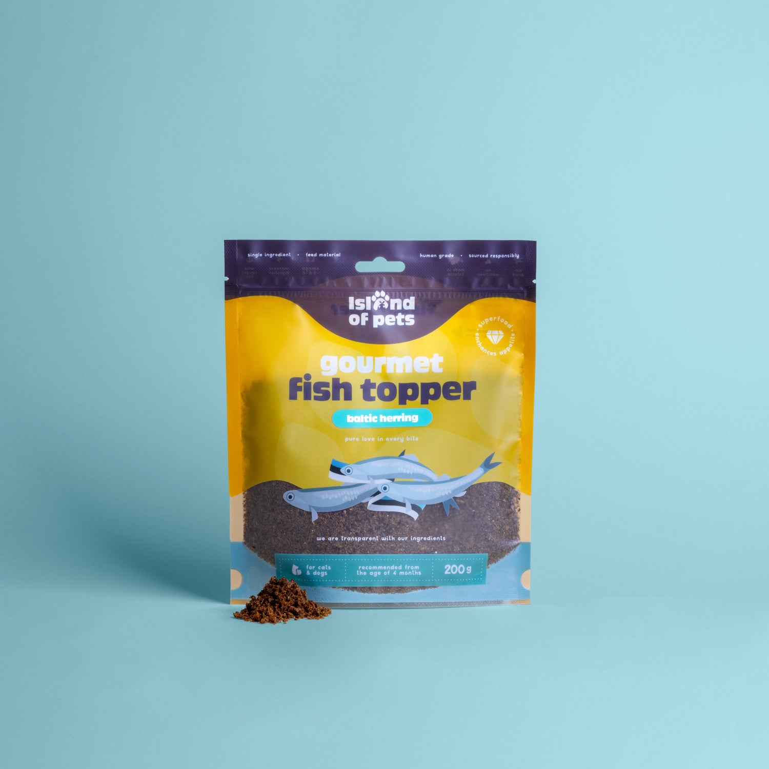 Island of Pets Gourmet Fish topper 200g