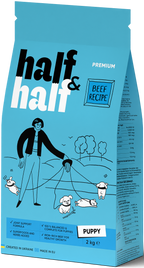 Half&Half Puppy All Breed with Beef 2kg