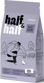 Half&Half Adult Dog Small Breed with Beef 2kg