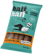 أعواد لحم دجاج Half&Half للكلاب - 100 جم