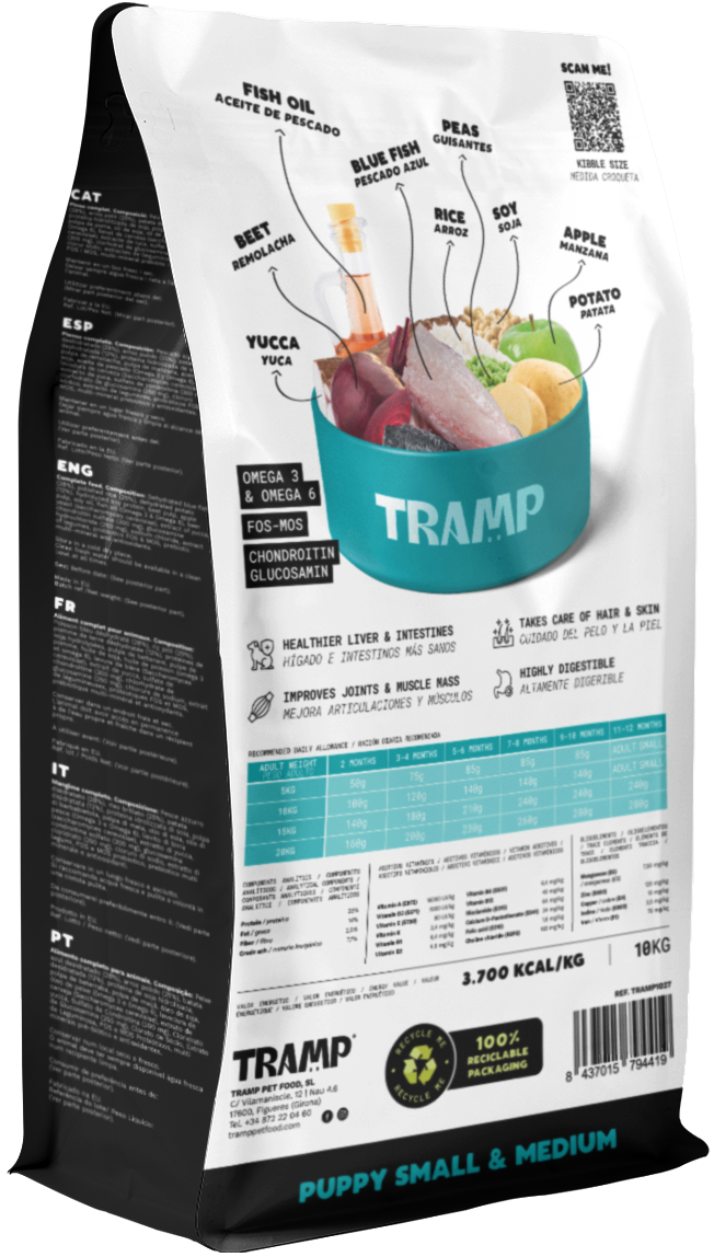 TRAMP Puppy Small & Medium 10kg