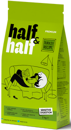 Half&Half Premium Turkey Recipe dry cat food 