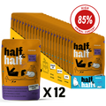 Half&Half Sterilized Cat Wet Food with Tuna in Sauce - 100g x12