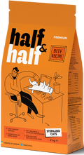 Half&Half Sterilized Cats with Beef 2 kg