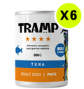 TRAMP طعام رطب للكلاب البالغة بنكهة التونة 800 جرام × 6 عبوات