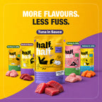 Half&Half Sterilized Cat Wet Food - Tuna recipe in Sauce 100g x22