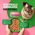 Half&Half Kitten Wet Food - Turkey recipe in Jelly 100g x22