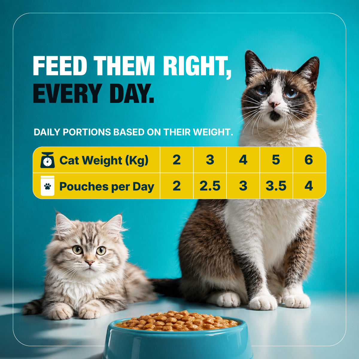 FEED THEM RIGHT, EVERY DAY