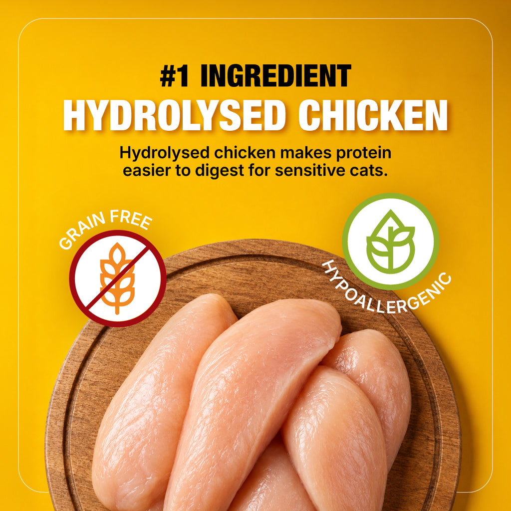  hydrolysed chicken breast pieces for pets