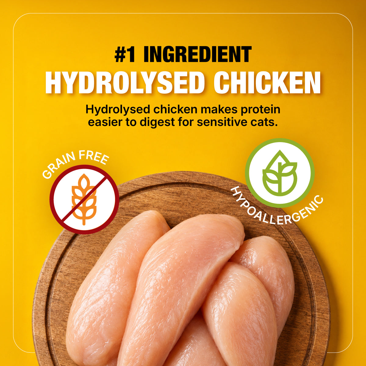  hydrolysed chicken breast pieces for pets