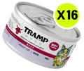 TRAMP Adult Cat Pate Beef 100g x16