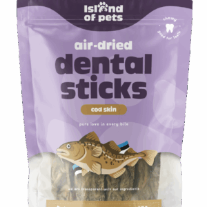 Island of Pets Air-dried dental sticks - Cod skin 250g