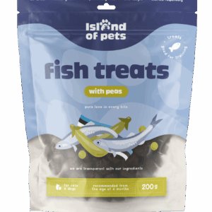 Island of Pets Fish treats with peas 200g