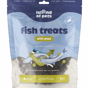 Island of Pets Fish treats with peas 80g