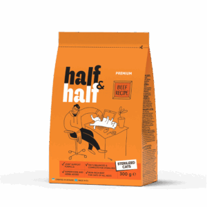 Half&Half Cat Sterilized with Beef 300 g