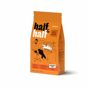 Half&Half Sterilized Cats with Beef 2 kg