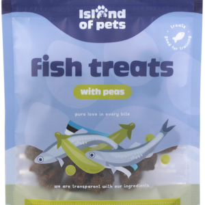 Island of Pets Fish treats with Peas 80g