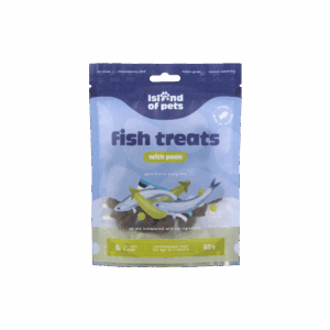 Island of Pets Fish treats with Peas 80g
