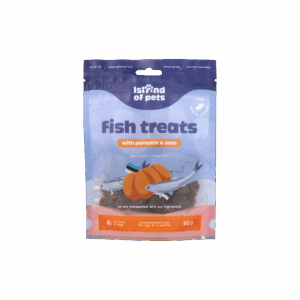 Island of Pets Fish treats with Pumpkin & Oats - 80g