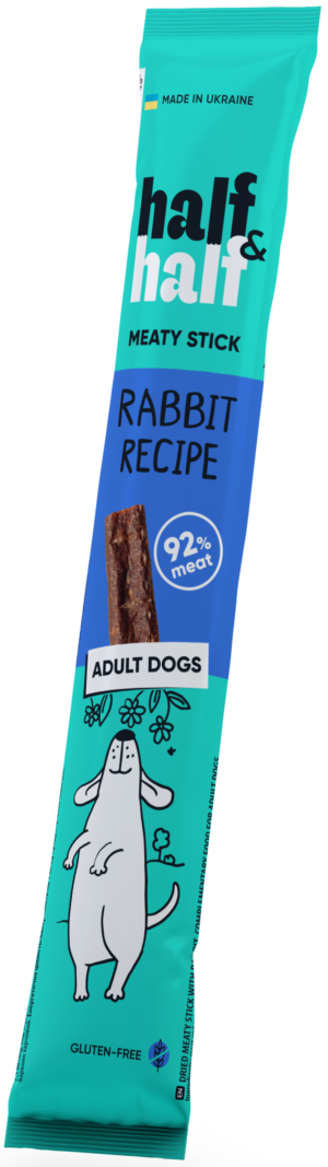 Half&Half Meat Stick for Adult Dogs – Soft, Low-Calorie Training Treats