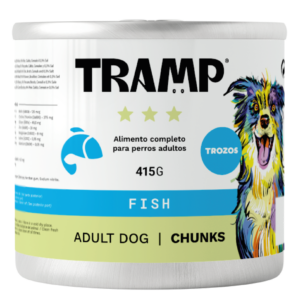 TRAMP Adult Dog - Chunks - Fish 415g