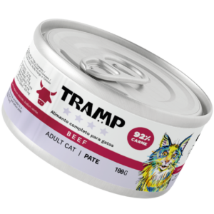TRAMP Adult Cat - Pate - Beef 100g