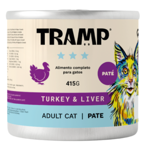 TRAMP Adult Cat - Pate - Turkey & Liver 415g