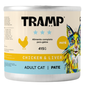 TRAMP Adult Cat - Pate - Chicken & Liver 415g
