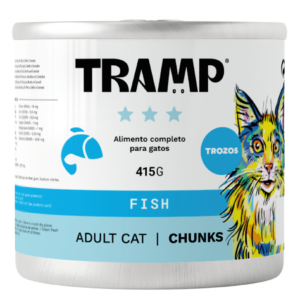 TRAMP Adult Cat - Chunks - Fish 415g
