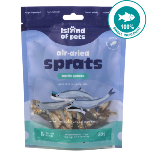 Island of Pets Air-dried Sprats Baltic Sprats 80g