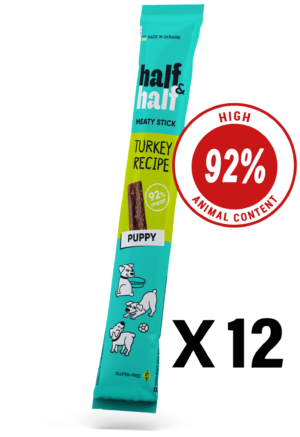 Half&Half Meat Stick for Puppies x12